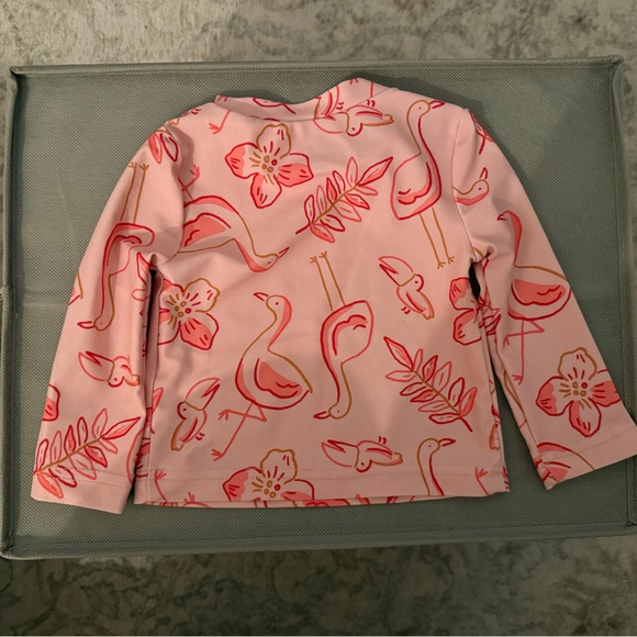 Carter's Pink Flamingo Rashguard Set - Picture 4 of 6